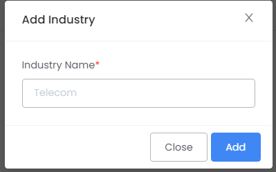 Add Industry
