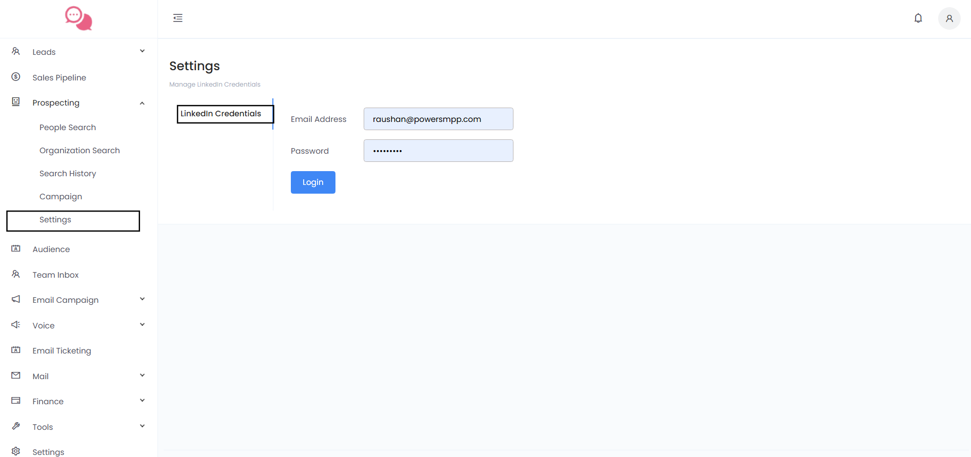 LinkedIn Integration